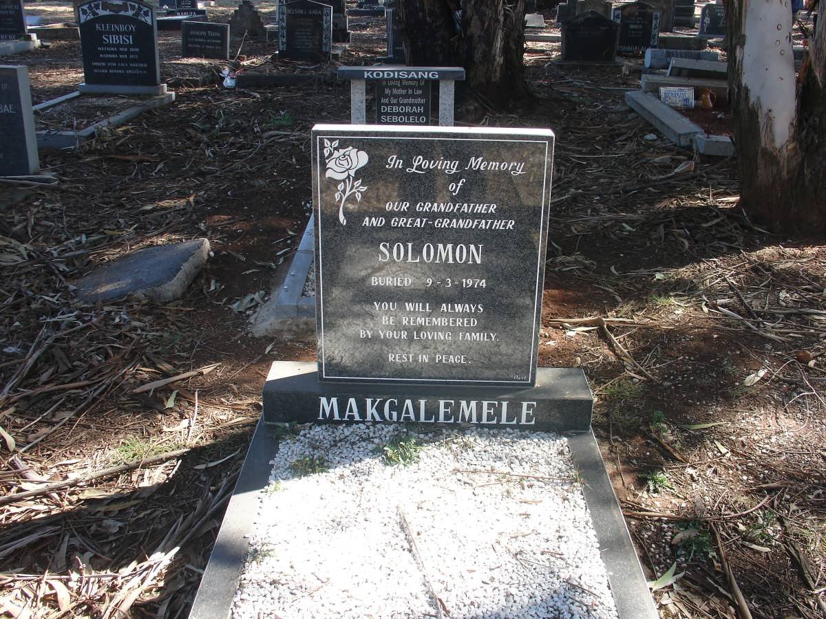 MAKHALEMELE Solomon -1974