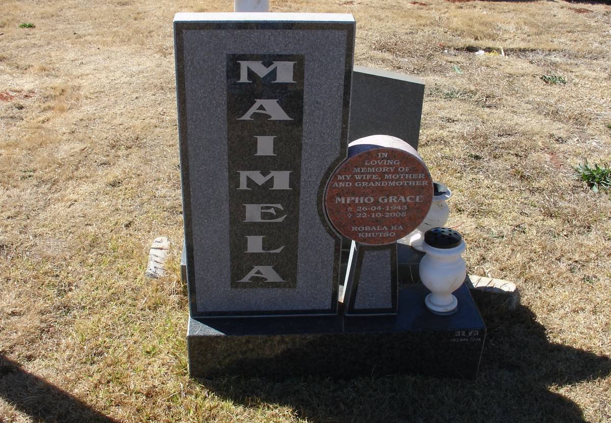 MAIMELA Mpho Grace 1943-2005