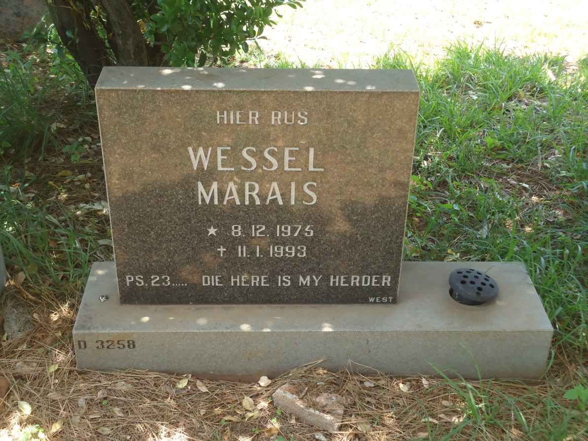 MARAIS Wessel 1975-1993