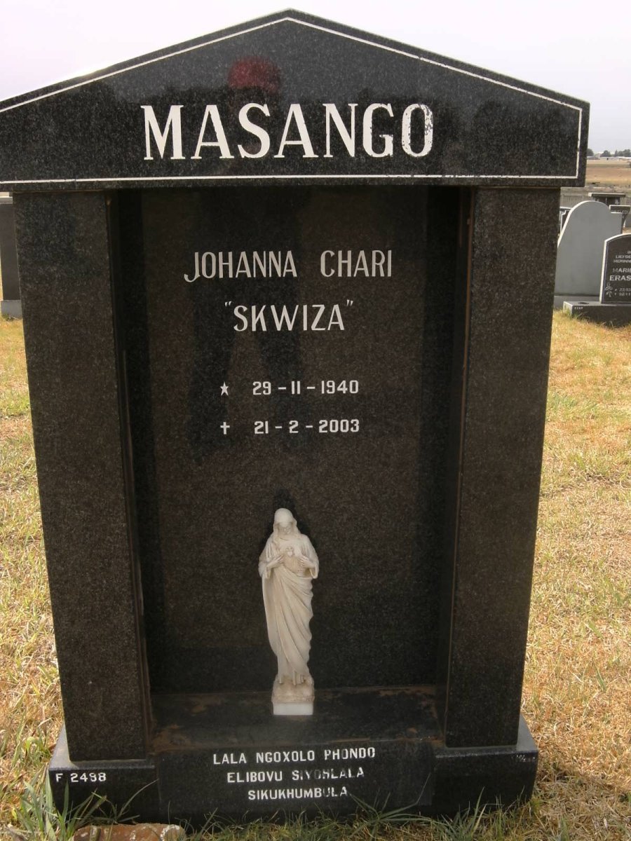MASANGO Johanna Chari 1940-2003