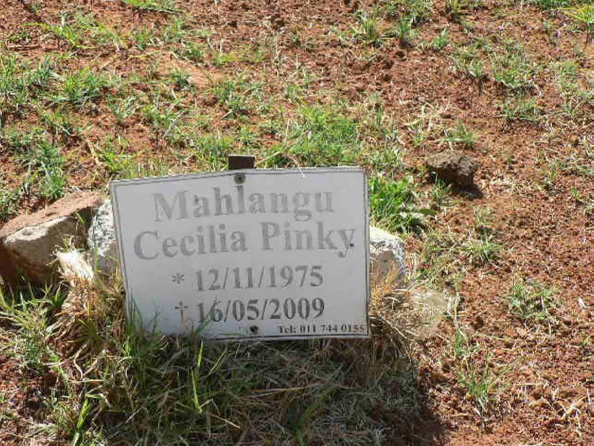 MAHLANGU Cecilia Pinky 1975-2009