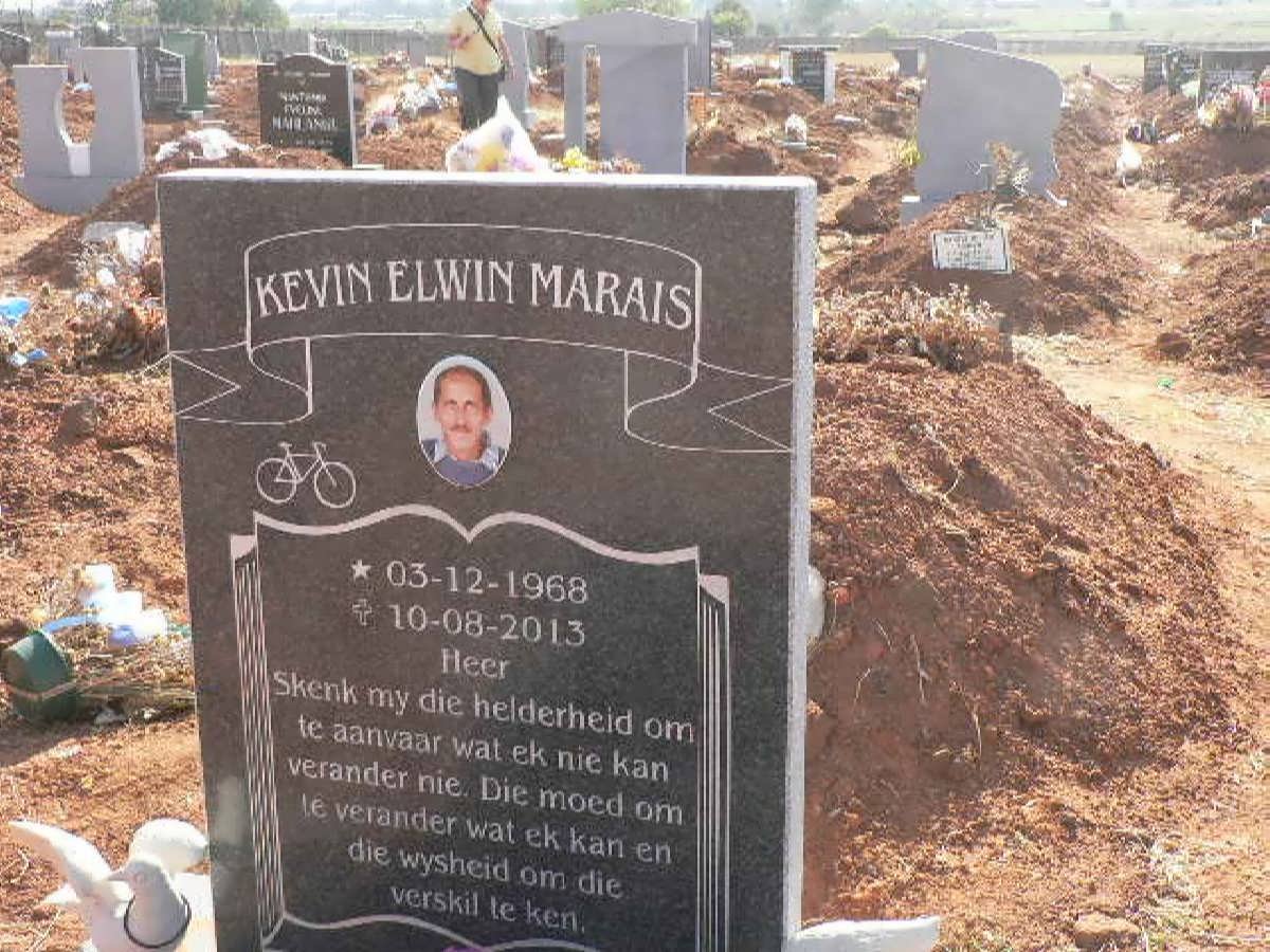 MARAIS Kevin Elwin 1968-2013