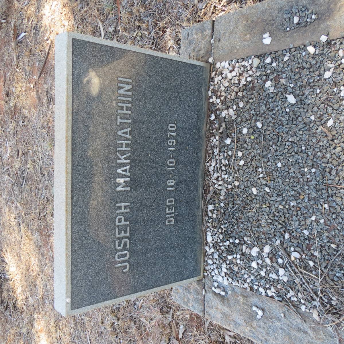 MAKHATINI Joseph -1970