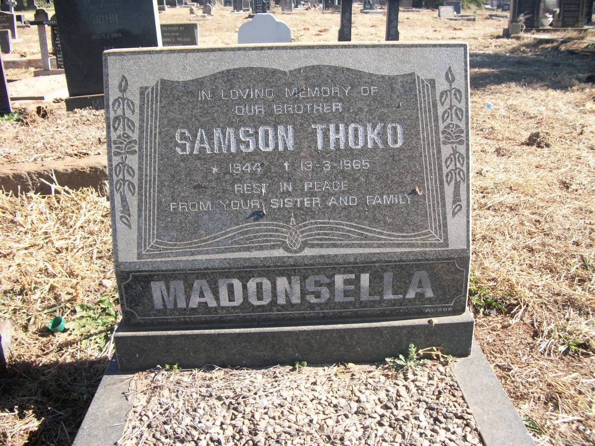 MADONSELLA Samson Thoko -1965