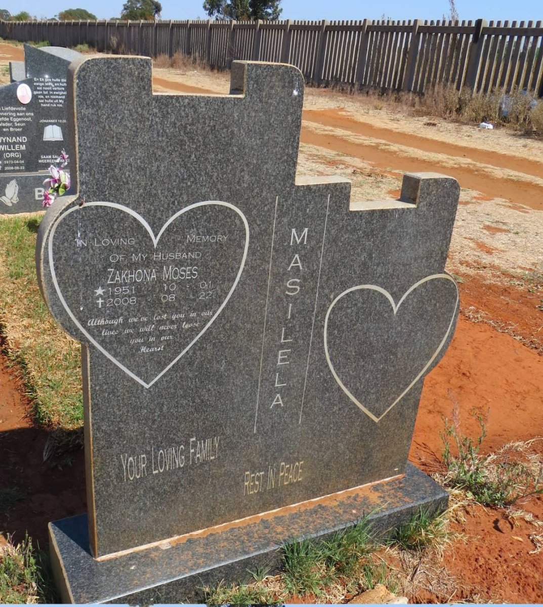 MASILELA Zakhona Moses 1951-2008