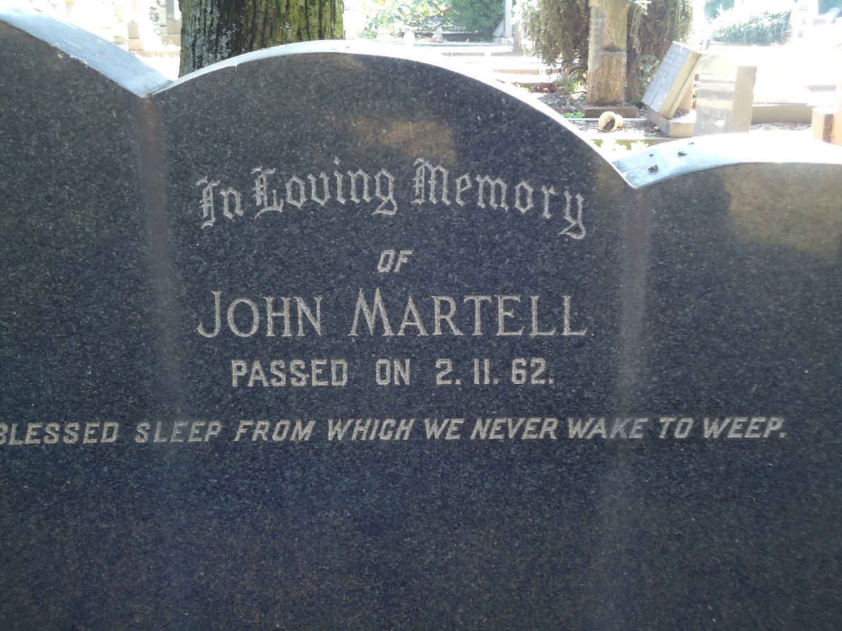 MARTELL John -1962 &amp; Mary Emeline -1953 :: MARTELL Mavis Vera -1937