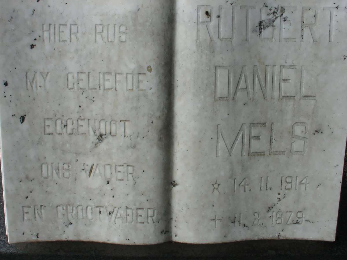 MELS Rutgert Daniel 1914-1979