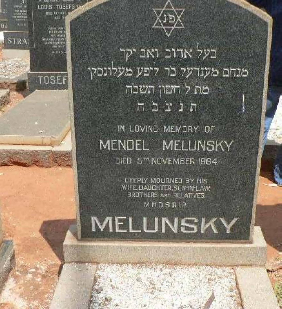 MELUNSKY Mendel -1964