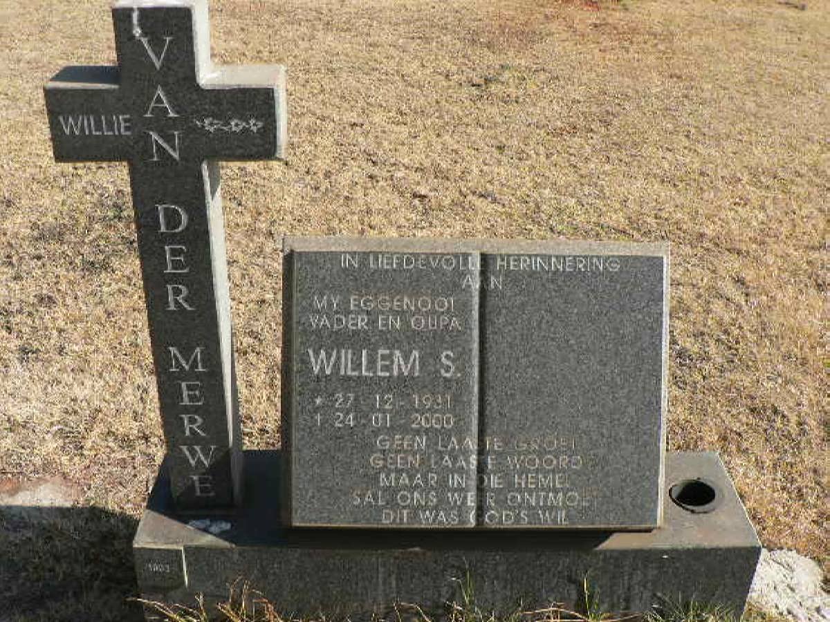 MERWE Willem S., van der 1931-2000