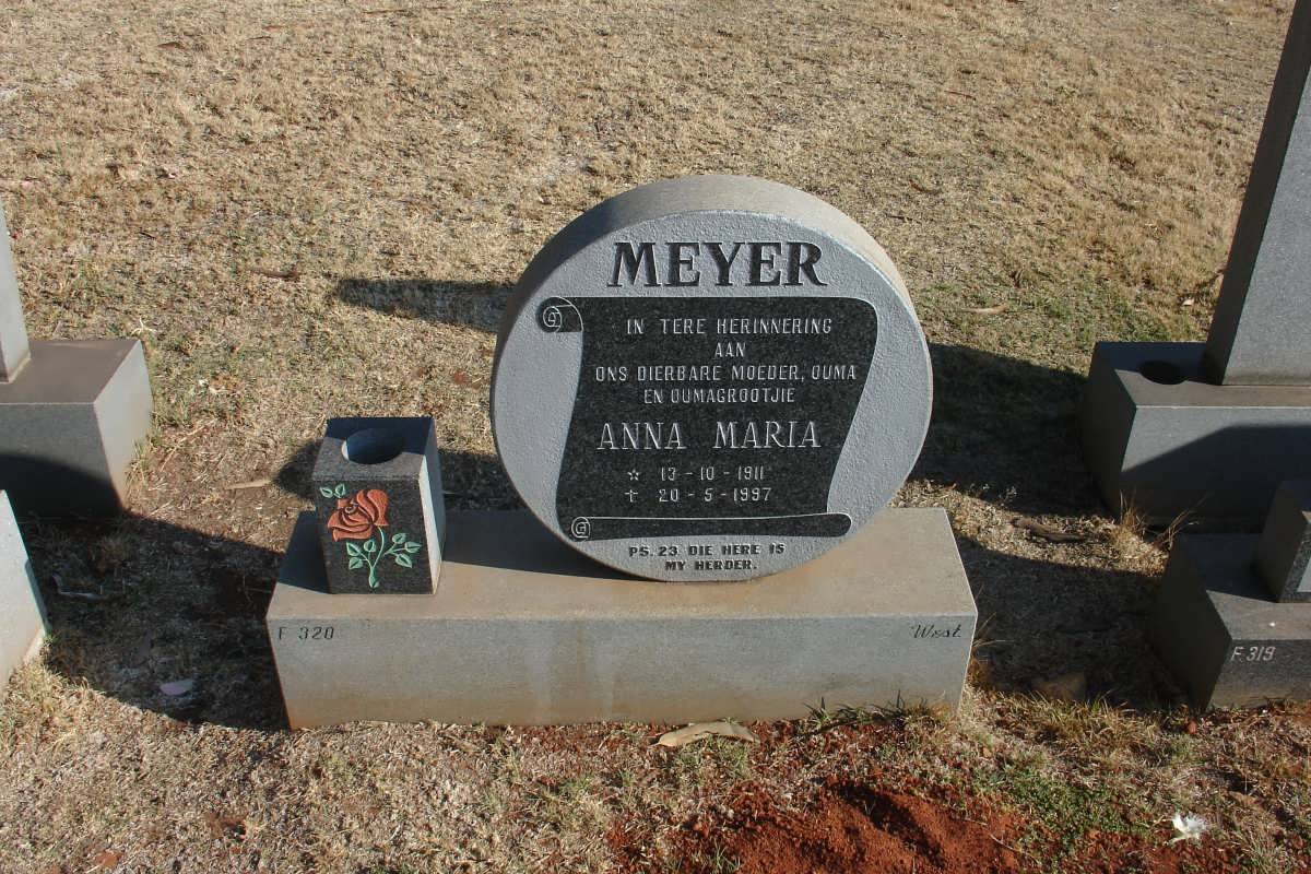 MEYER Anna Maria 1911-1997