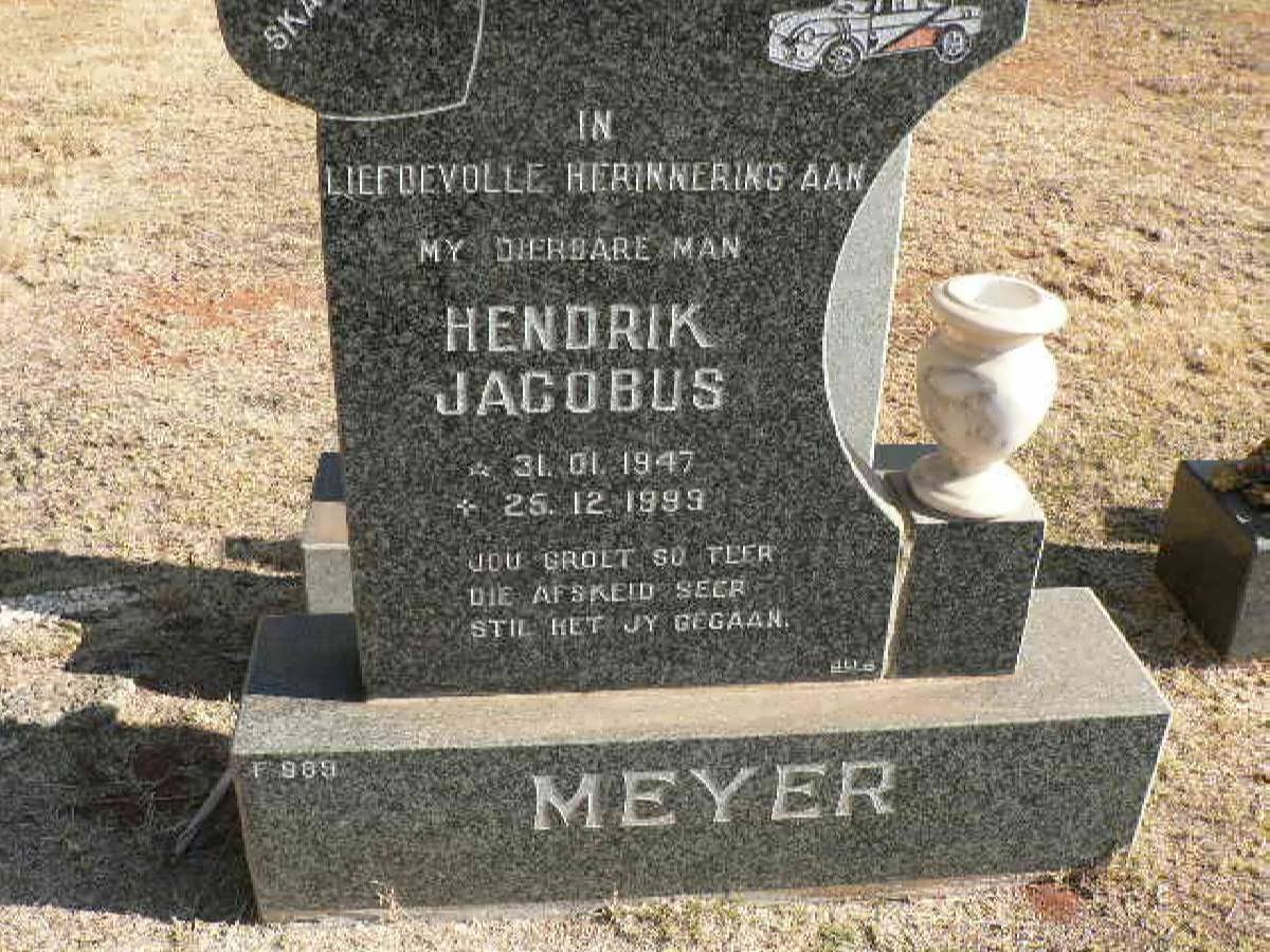 MEYER Hendrik Jacobus 1947-1999