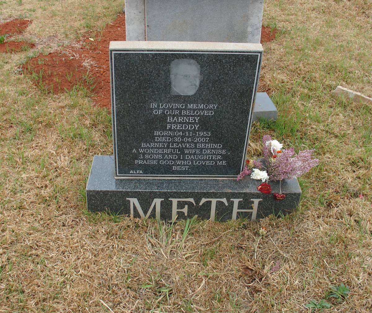 METH Barney Freddy 1953-2007