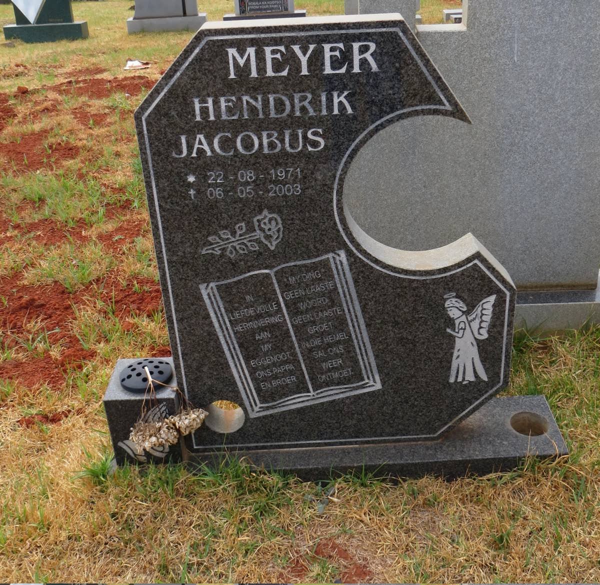 MEYER Hendrik Jacobus 1971-2003