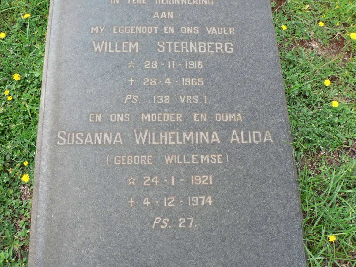 MERWE Willem Sternberg, van der 1916-1965 &amp; Susanna Wilhelmina Alida WILLEMSE 1921-1974
