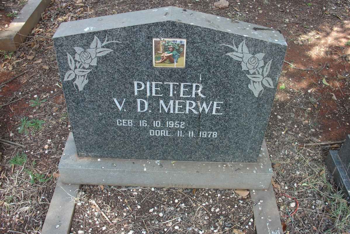 MERWE Pieter, v.d. 1952-1978