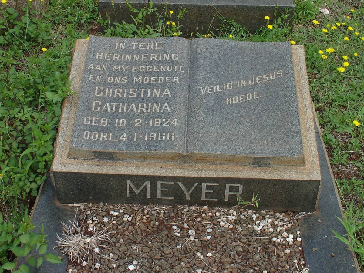 MEYER Christina Catharina 1924-1966