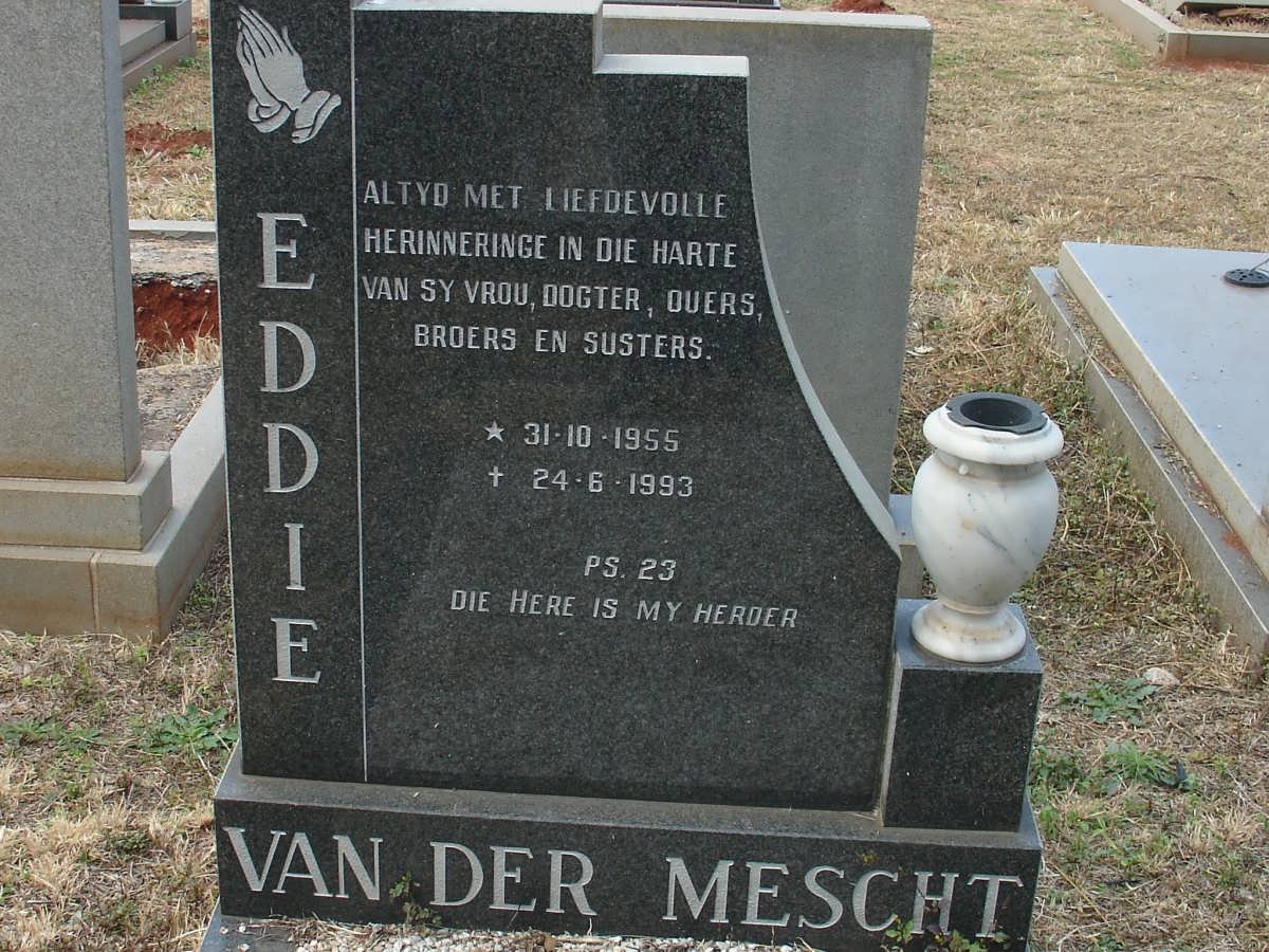 MESCHT Eddie, van der 1955-1993
