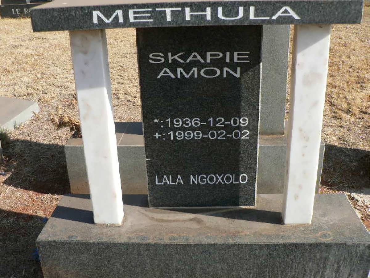 METHULA Skapie Amon 1936-1999