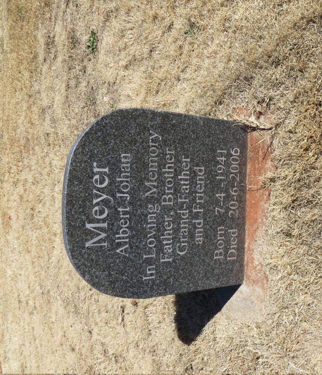 MEYER Albert Johan 1941-2006
