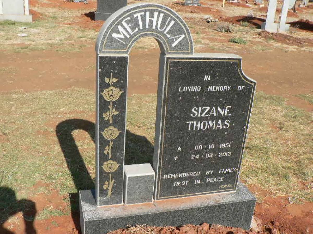 METHULA Sizane Thomas 1951-2013