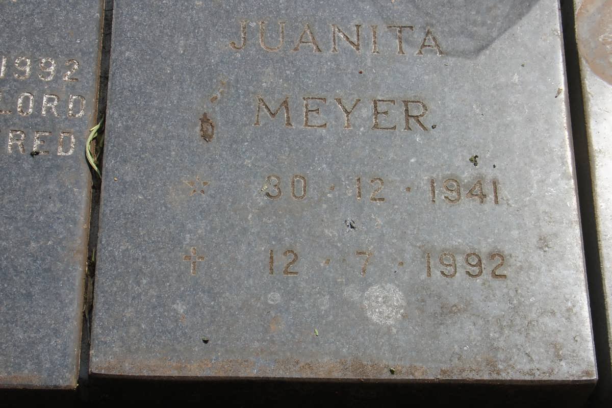 MEYER Juanita 1941-1992