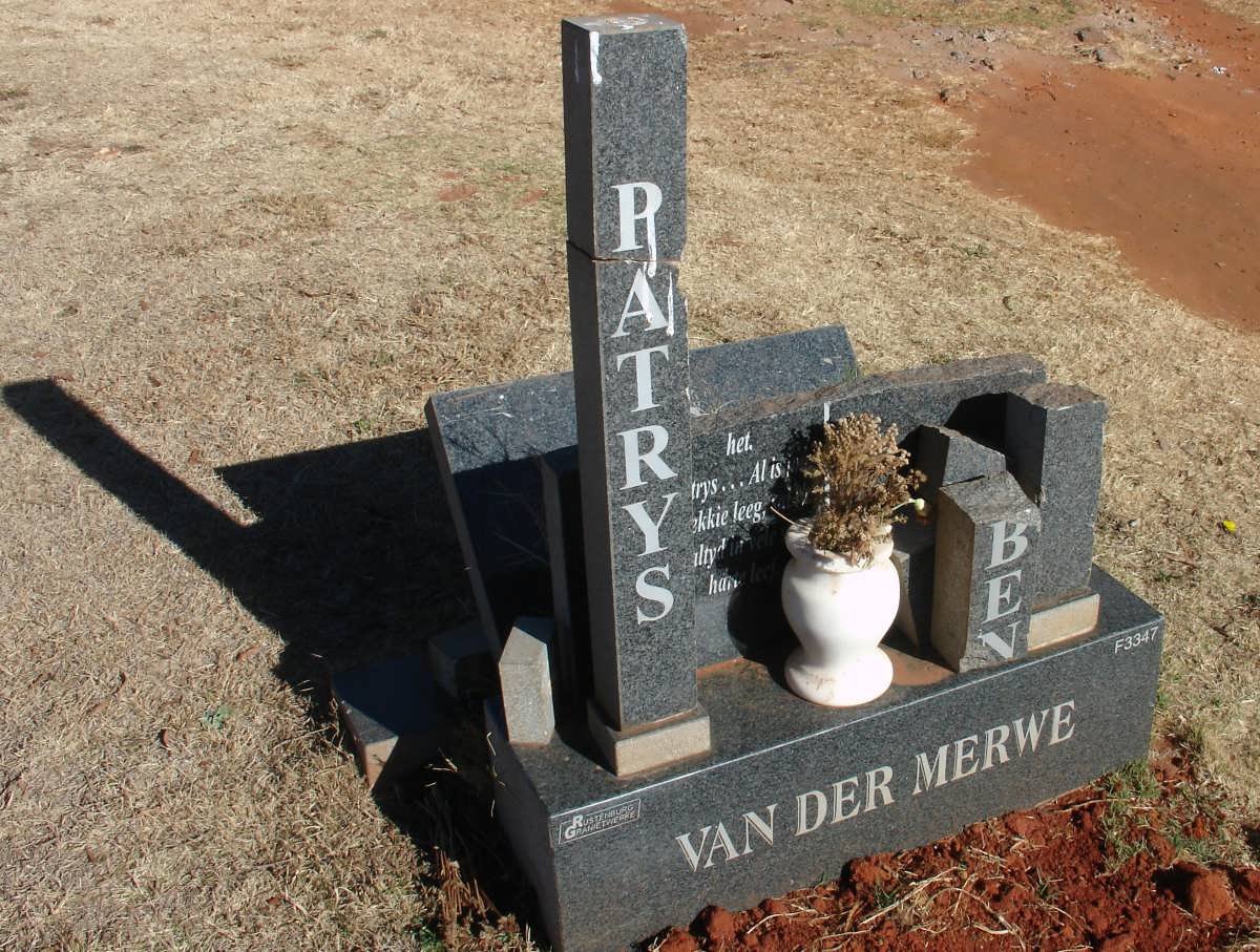 MERWE Patrys Ben, van der