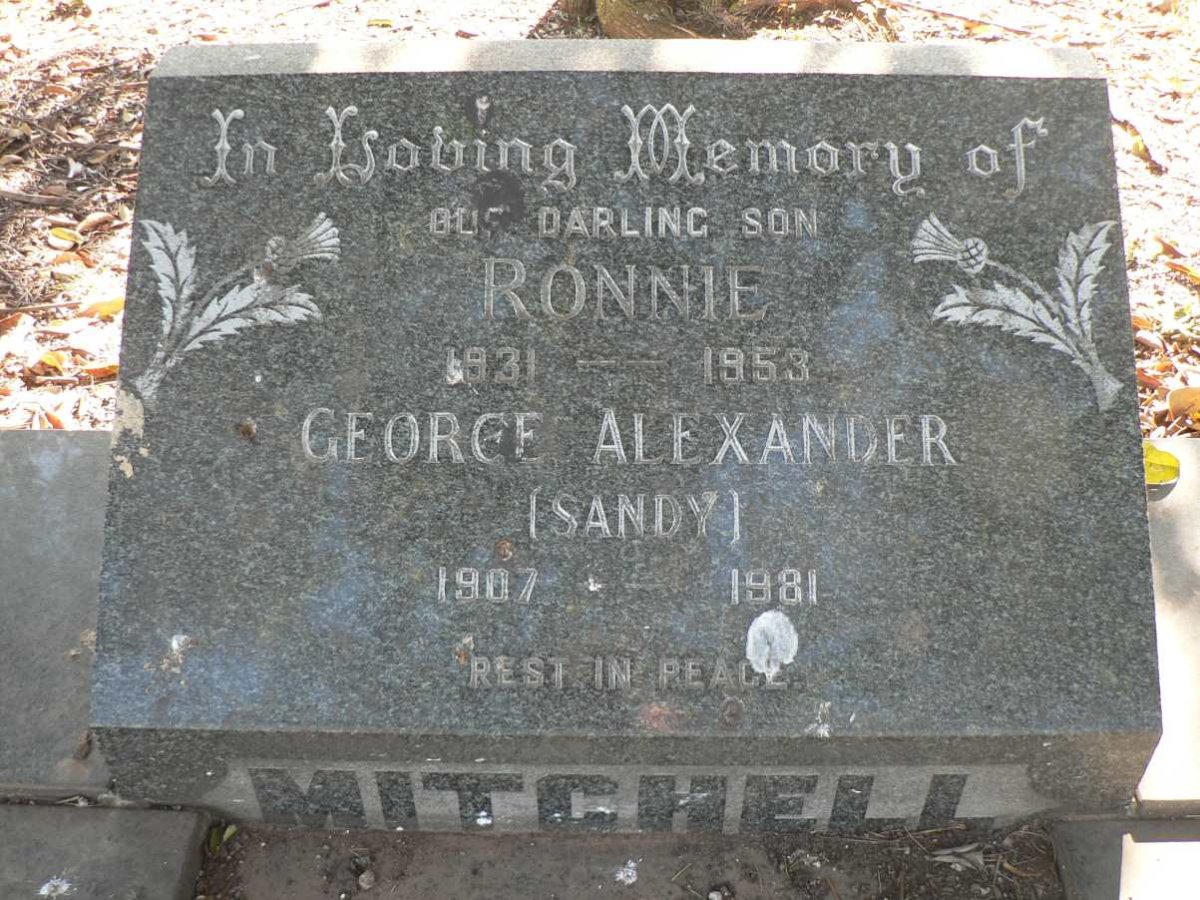 MITCHELL George Alexander 1907-1981 :: MITCHELL Ronnie 1931-1953