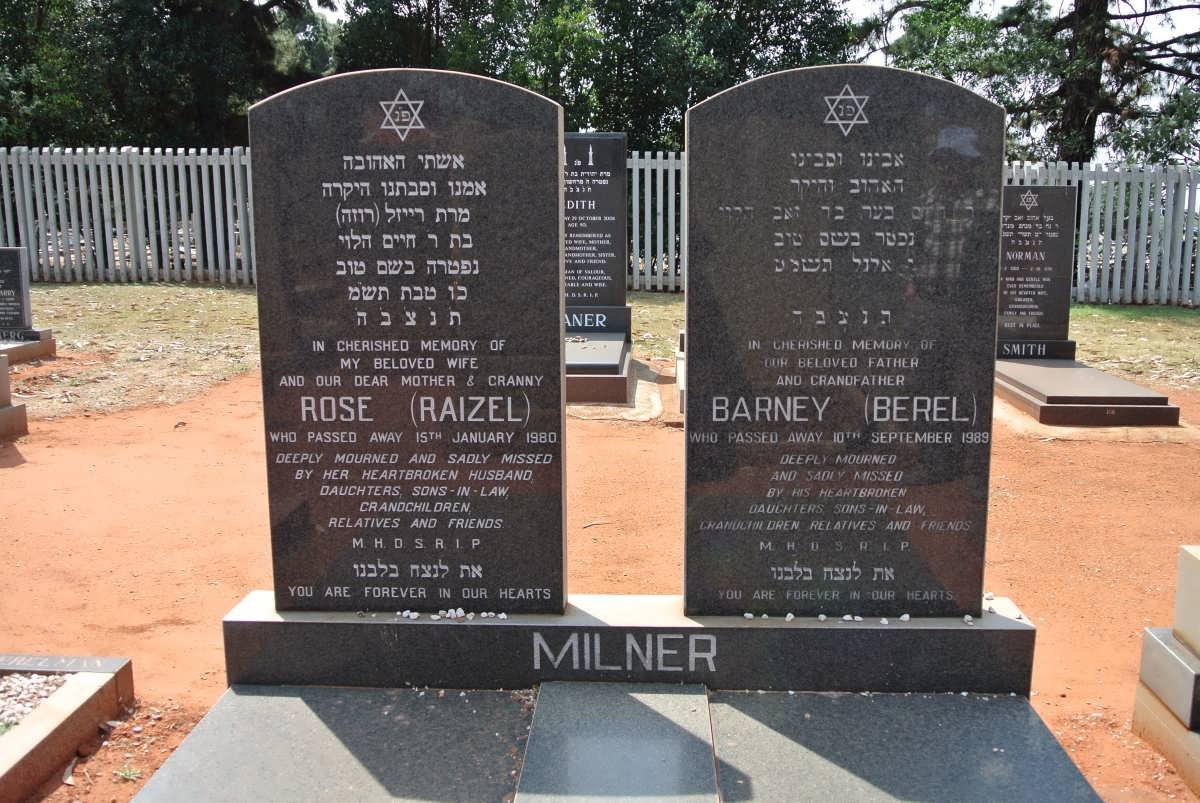 MILNER Barney -1989 &amp; Rose -1980