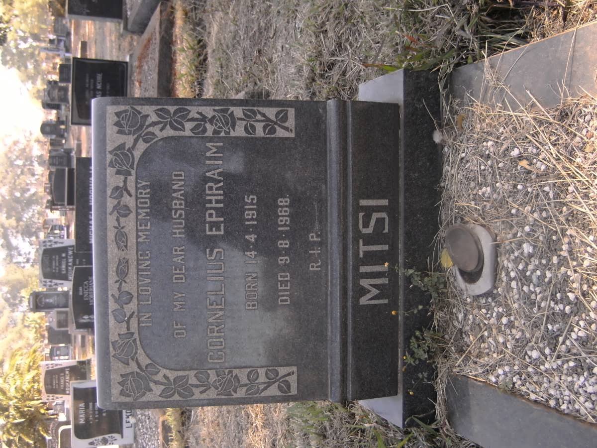 MITSI Cornelius Ephraim 1915-1968