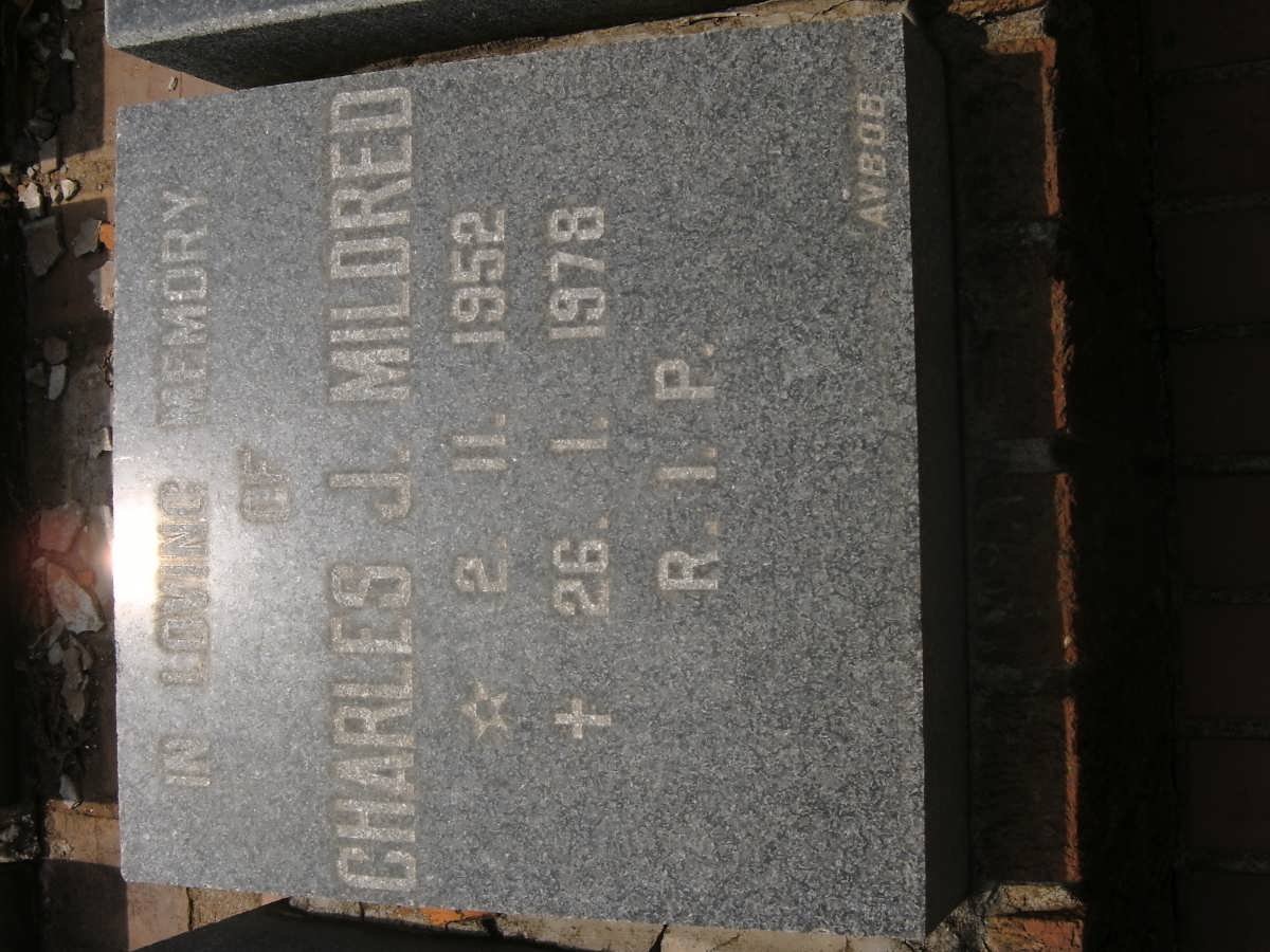 MILDRED Charles J. 1952-1978