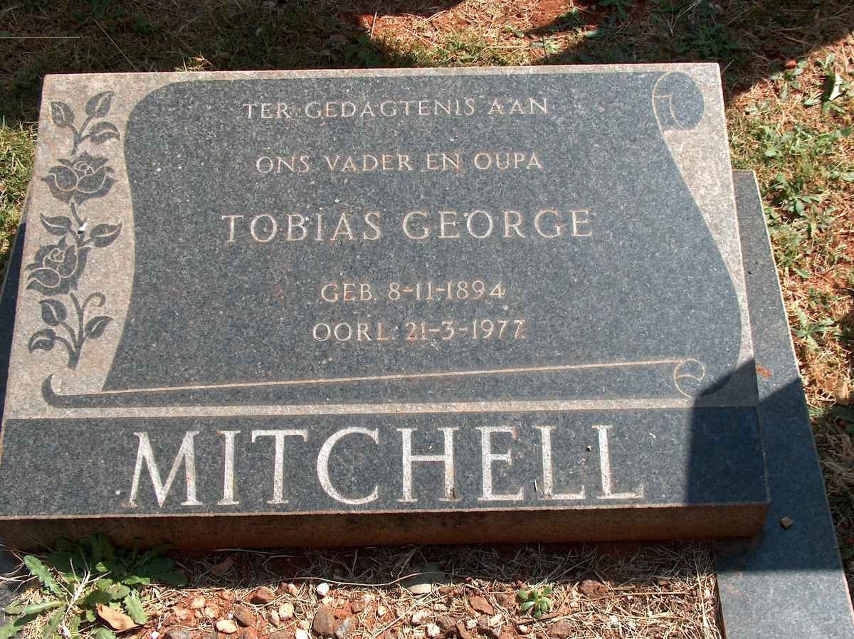 MITCHELL Tobias George 1894-1977