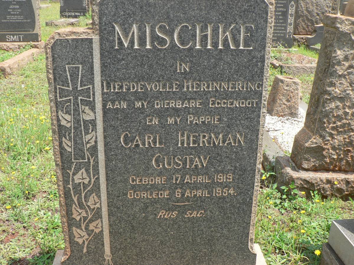 MISCHKE Carl Herman Gustav 1919-1954