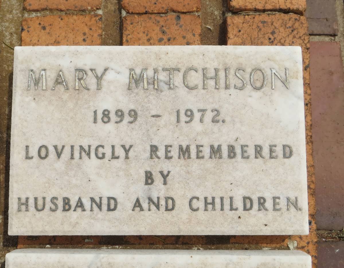 MITCHISON Mary 1899-1972