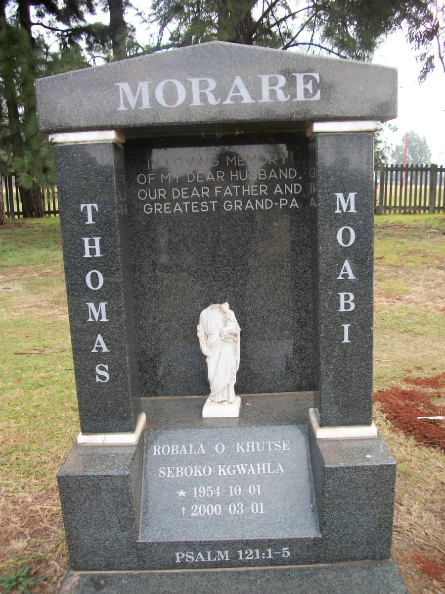MORARE Thomas Moabi 1954-2000