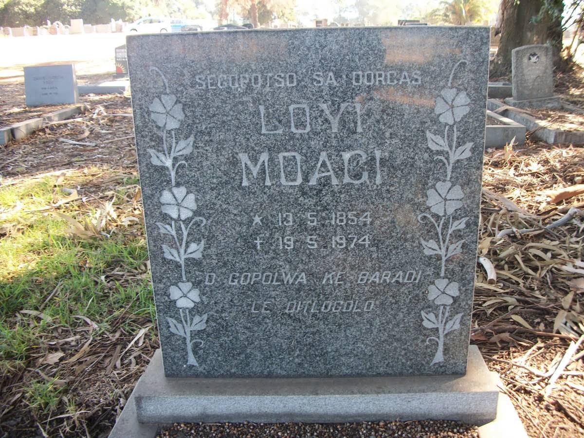 MOAGI Loyi 1854-1974