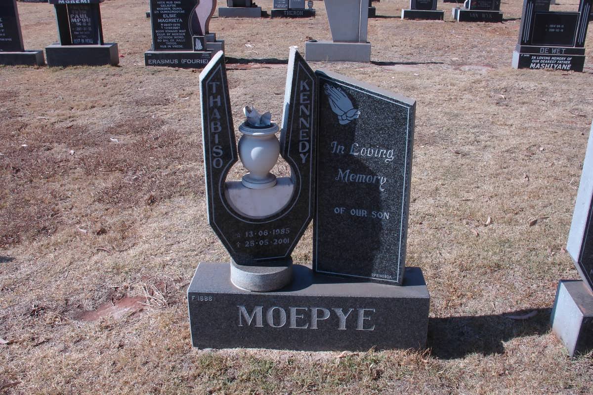 MOEPYE Thabiso Kennedy 1985-2001