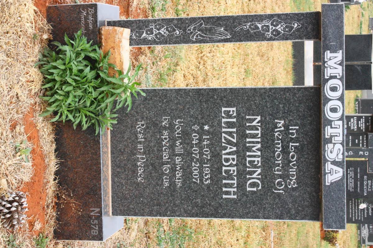 MOOTSA Ntimeng Elizabeth 1933-2007