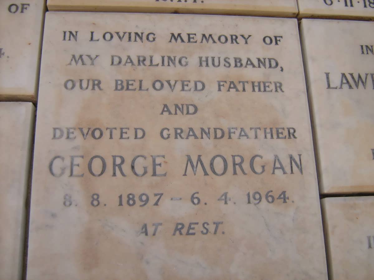 MORGAN George 1897-1964
