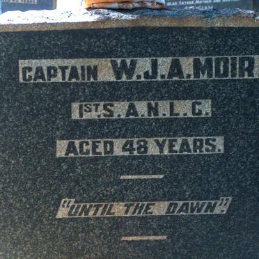 MOIR W.J.A.