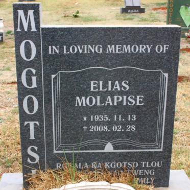 MOGOTSI Elias Molapise 1935-2008