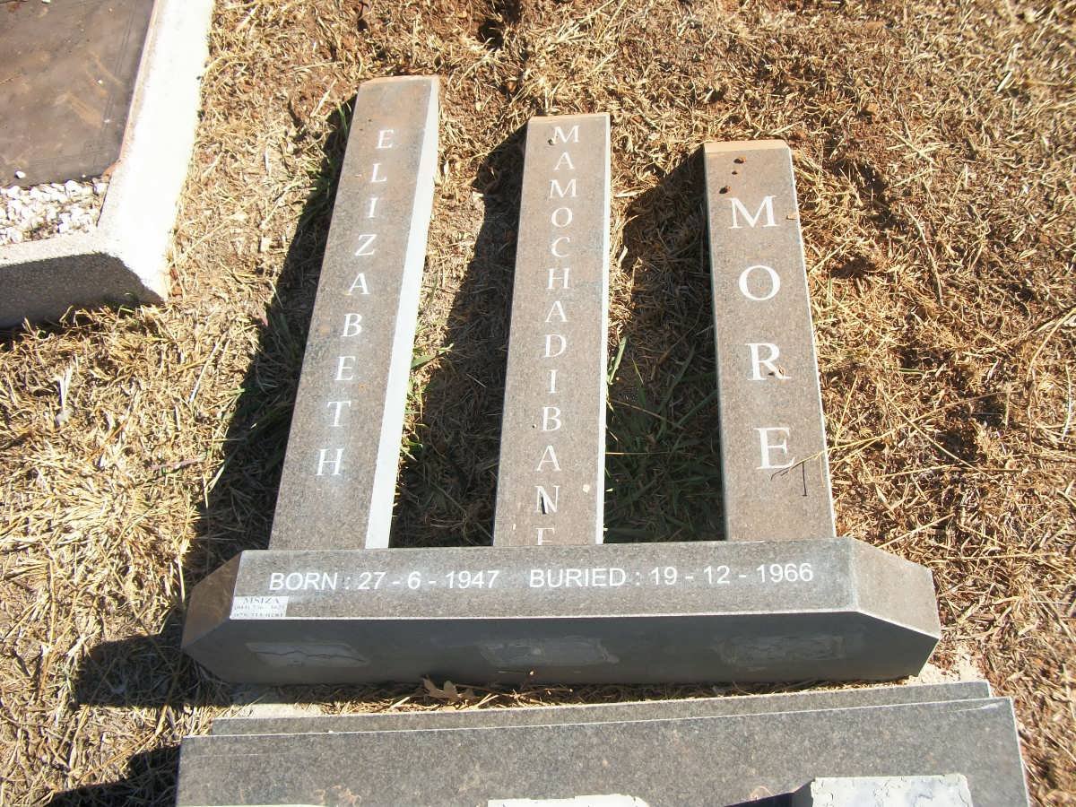 MORE Elizabeth Mamochadibane 1947-1966