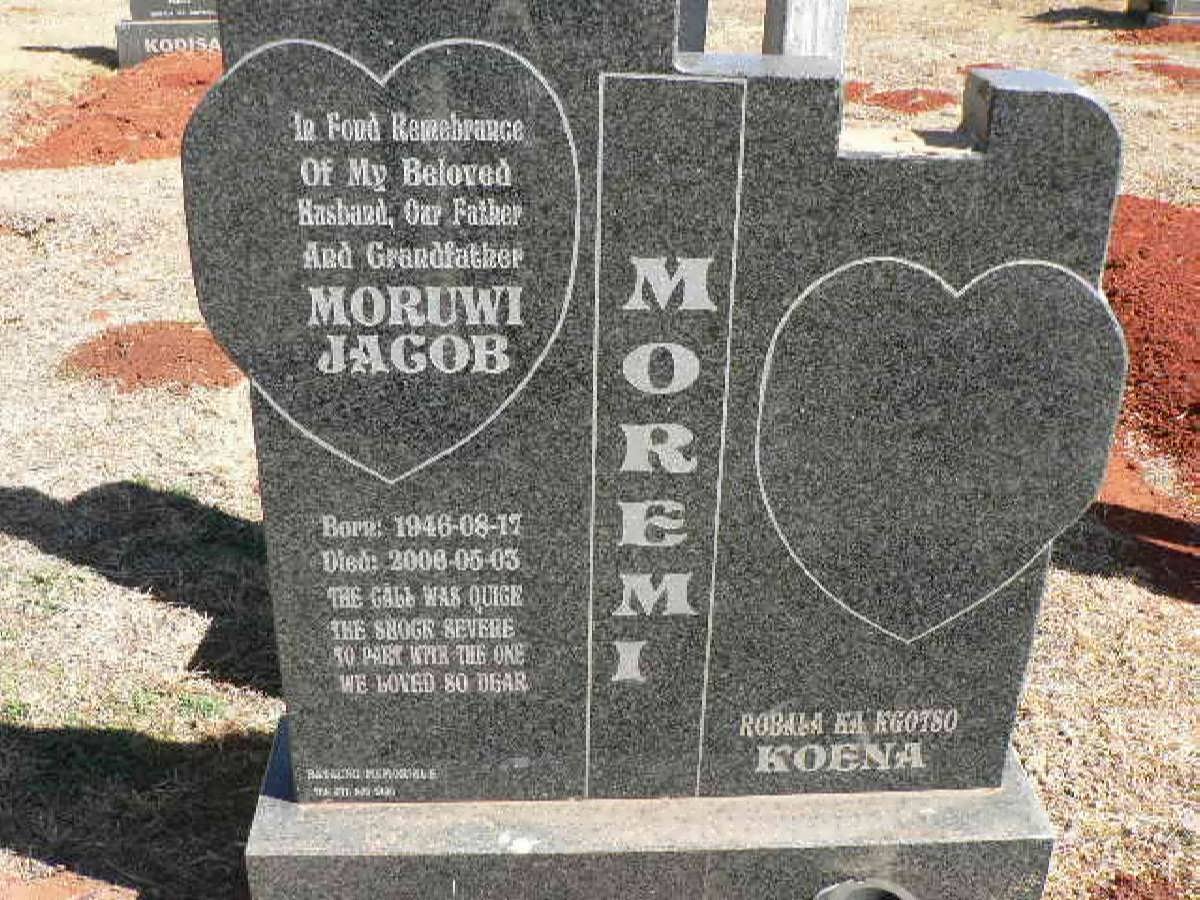 MOREMI Moruwi Jacob 1946-2006