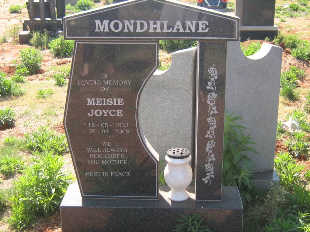 MONDHLANE Meisie Joyce 1933-2008