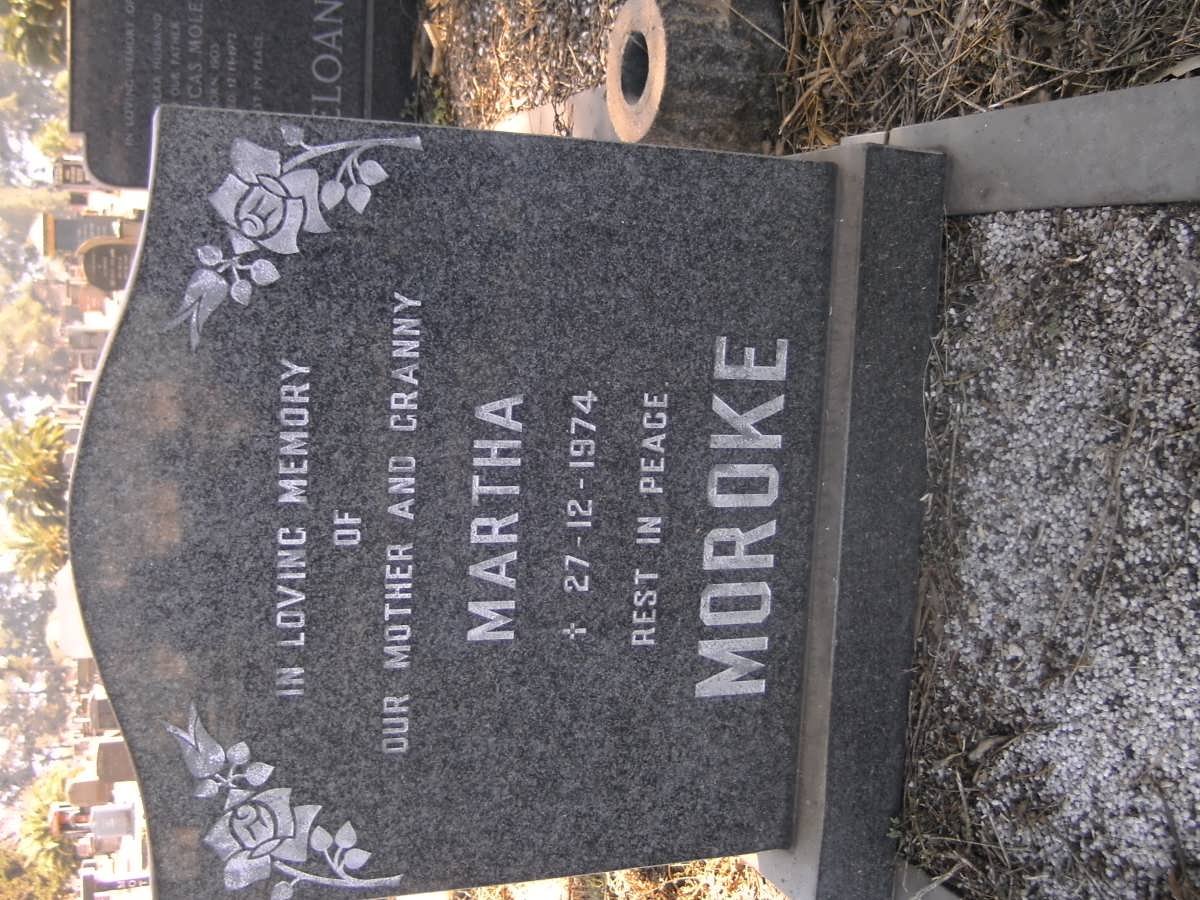 MOROKE Martha -1974