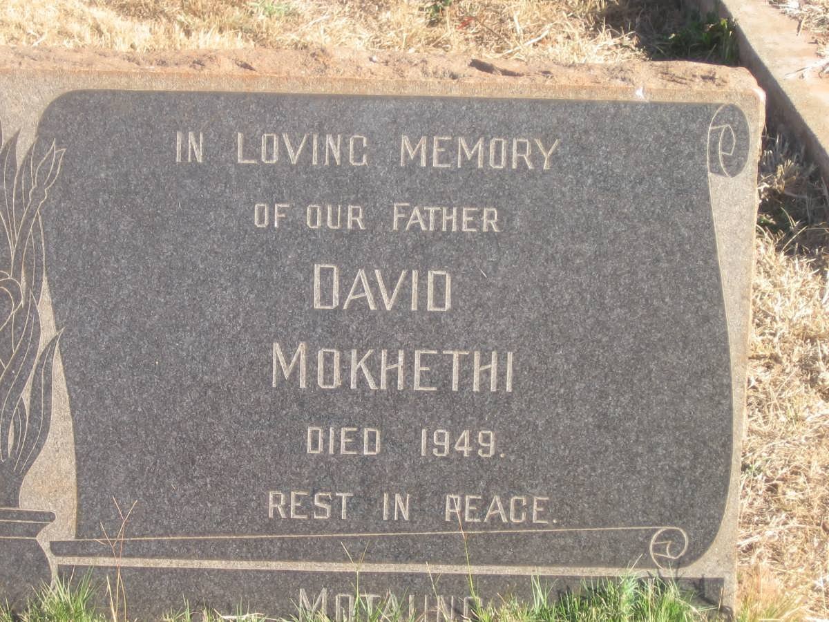 MOKHETHI David -1949