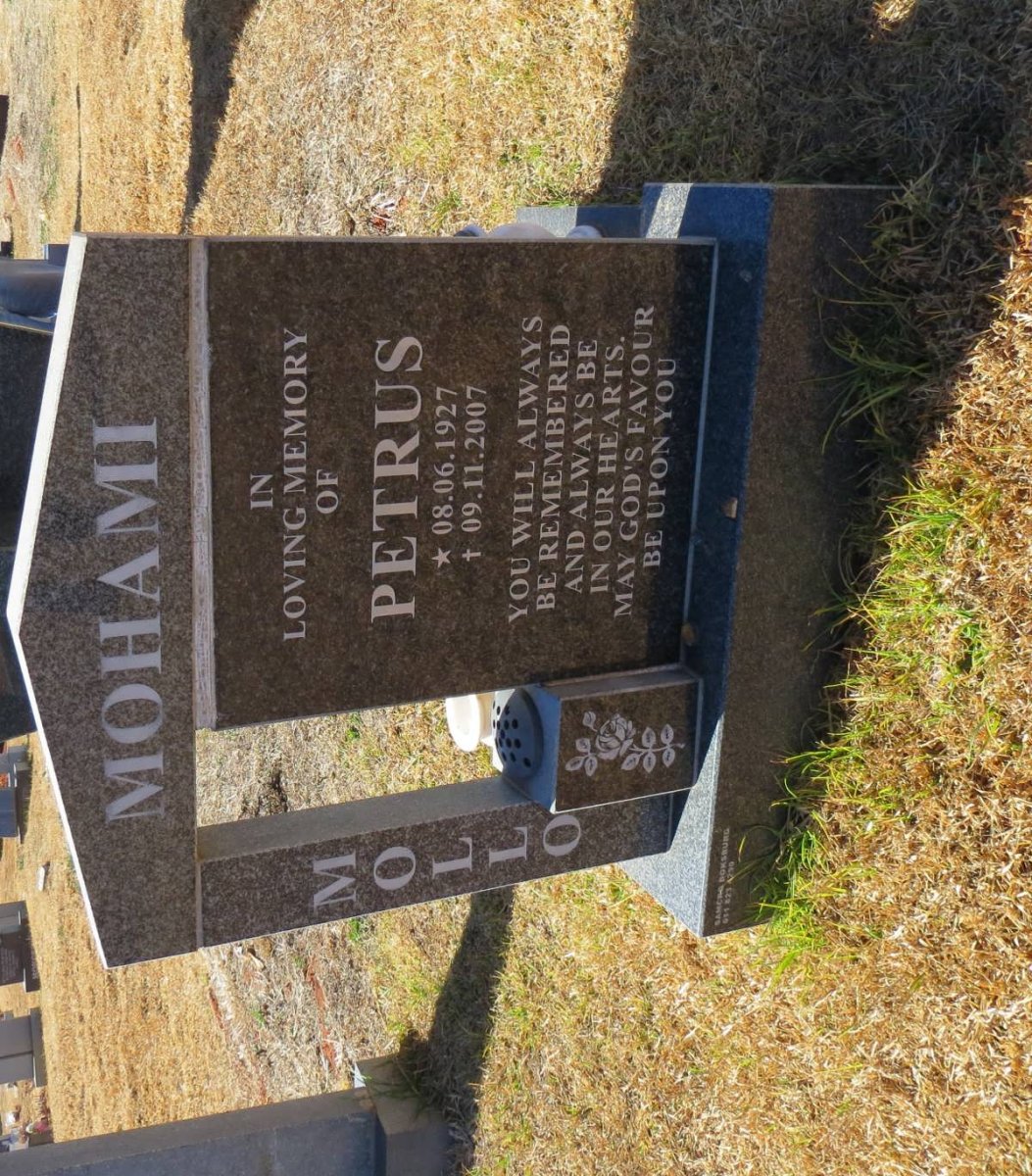 MOHAMI Petrus 1927-2007