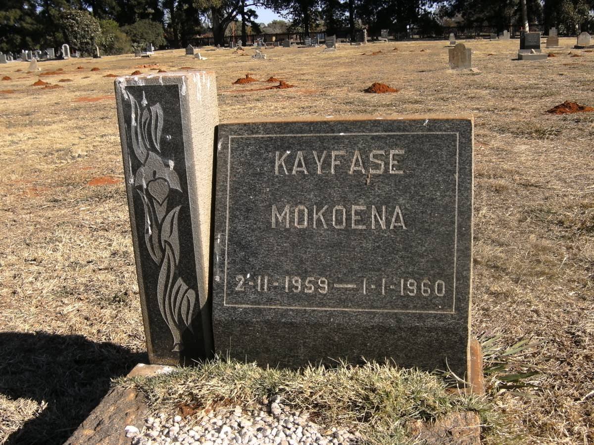 MOKOENA Kayfase 1959-1960