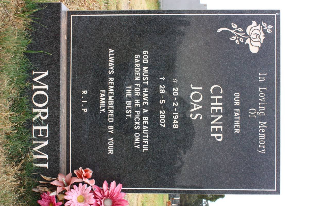 MOREMI Chenep Joas 1948-2007