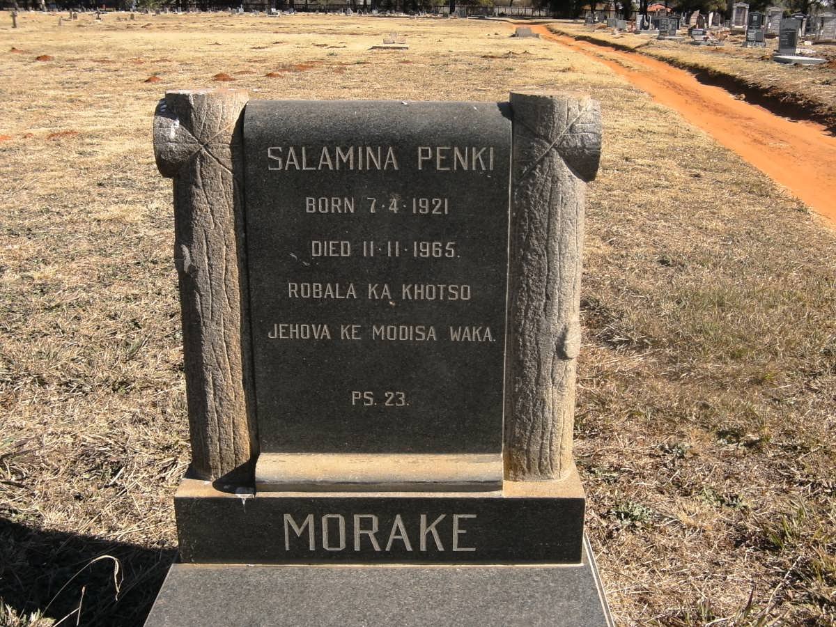 MORAKE Salamina Penki 1921-1965