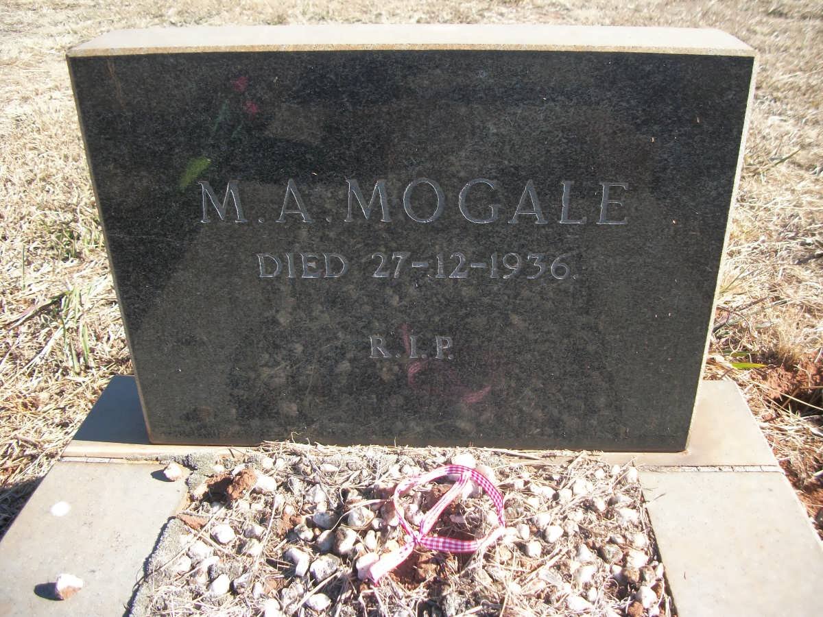 MOGALE M. A. -1936
